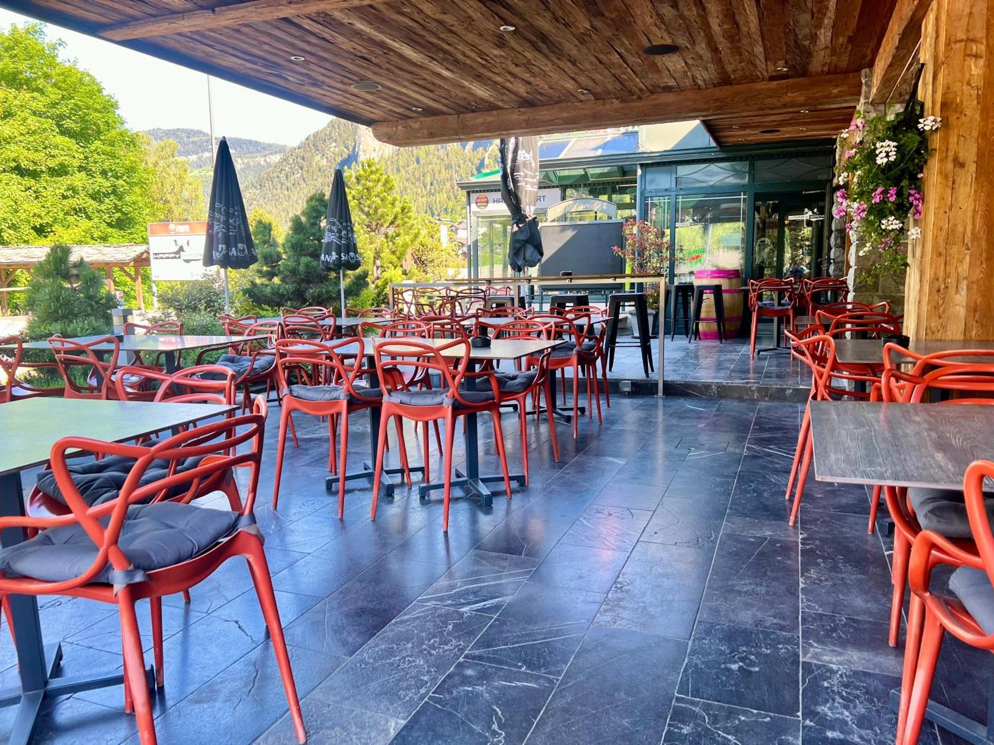 Hotel L'Escale Le Chable Bagian luar foto